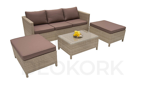 Rattan variable set SAN MARINO 5 - goods damaged in transit