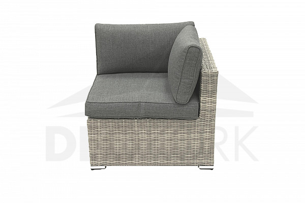 SEVILLA rattan corner unit (grey)