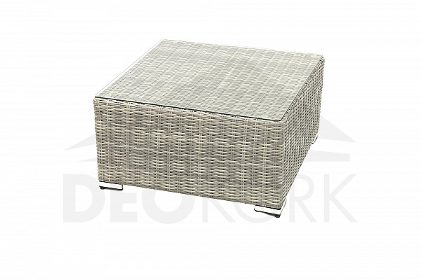 Rattan table/stool SEVILLA (grey)