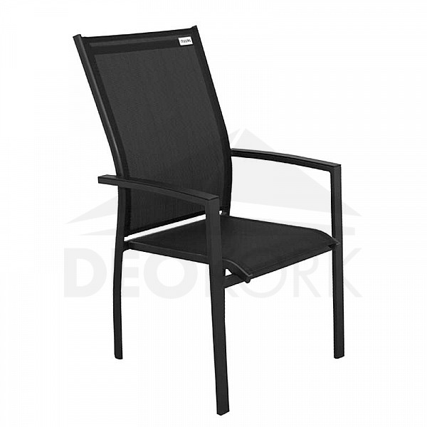 Fixed aluminum armchair EXPERT (anthracite)