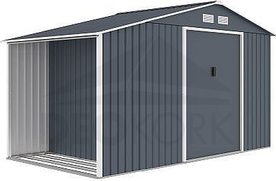 Garden house area 342 x 191 cm (grey)