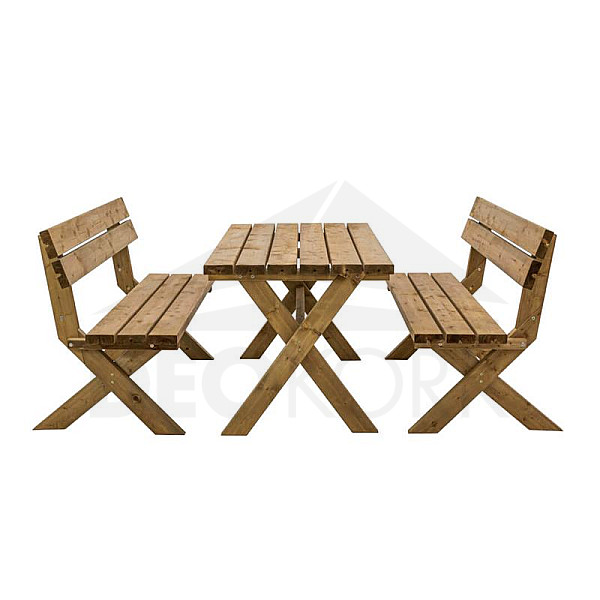 Solid pine garden set PARTY 1+2