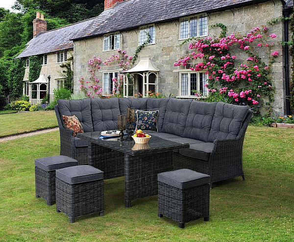 DAKOTA rattan set (FREE cushions)