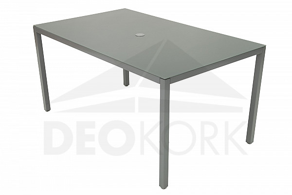 SALE Metal table DEO805 150 x 90 cm (grey)