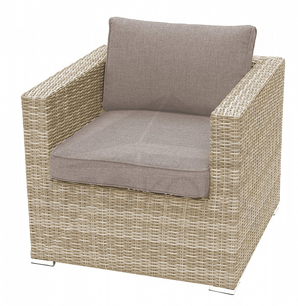 Rattan armchair SEVILLA (beige)