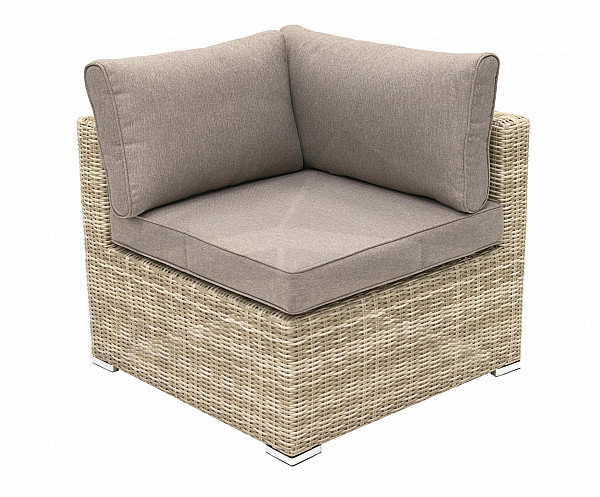 SEVILLA rattan corner unit (beige)