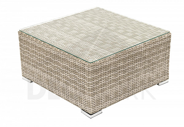 Rattan table/stool SEVILLA (beige)