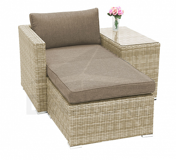 Rattan variable set SEVILLA 2in1 (beige)