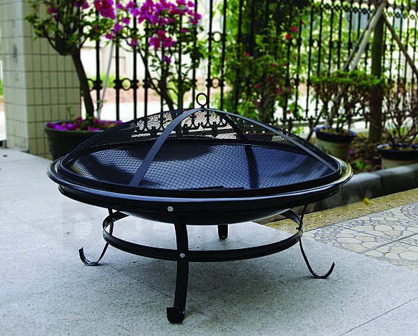 Fire pit diameter 75 cm Lienbacher black