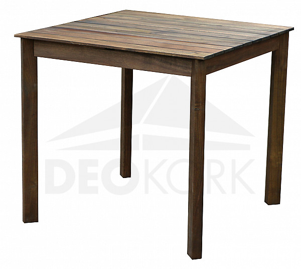 Garden table SCOTT 80x80 cm (brown)