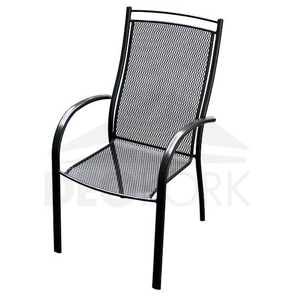 Elton metal armchair