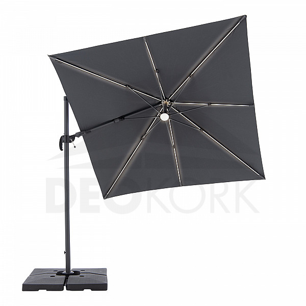 Parasol Doppler RAVENNA AX 250 x 250 LED (anthracite)