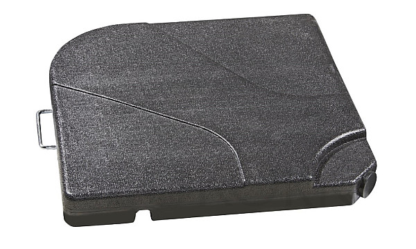 Doppler Plastic filled weight tile 4x25 kg (anthracite)