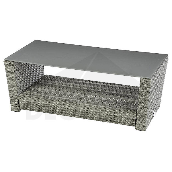 Rattan table SANTORINI (grey)