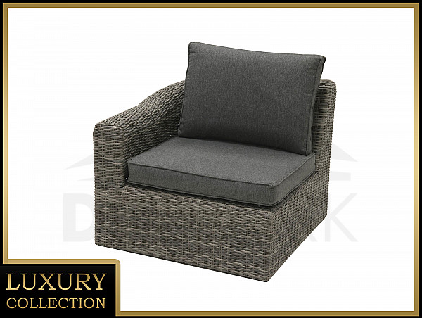 BORNEO LUXURY Rattan RIGHT Termination (Grey)