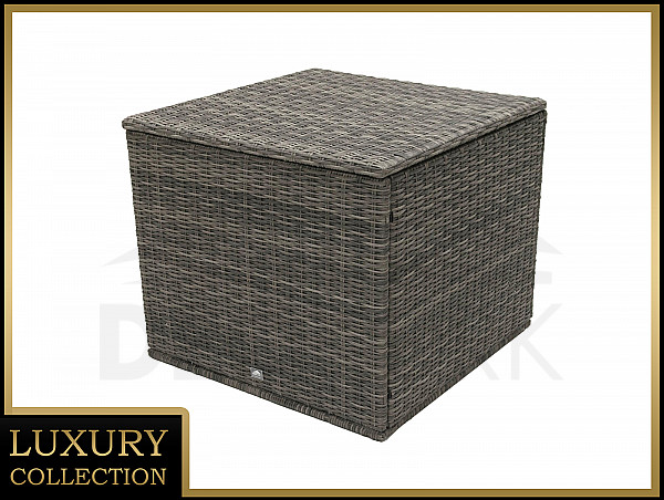 Cushion box 90 x 90 cm BORNEO LUXURY (grey)