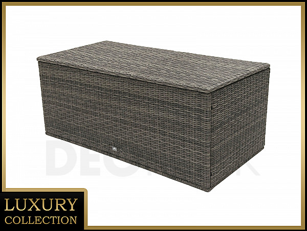 Cushion box 170 x 90 cm BORNEO LUXURY (grey)