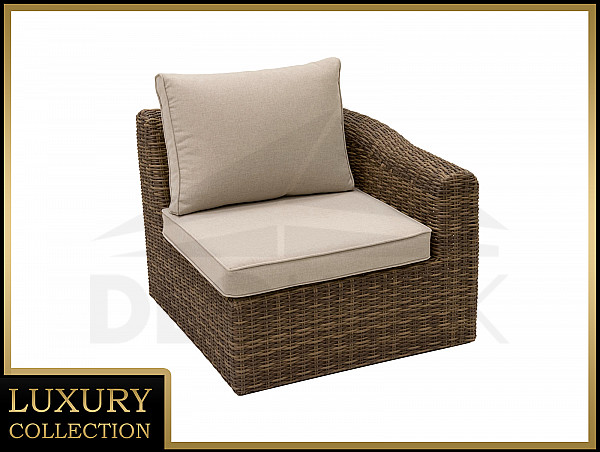 BORNEO LUXURY Rattan LEFT Termination (Brown)