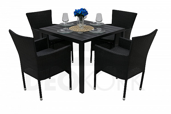 Garden rattan set PALERMO MINI 1+4