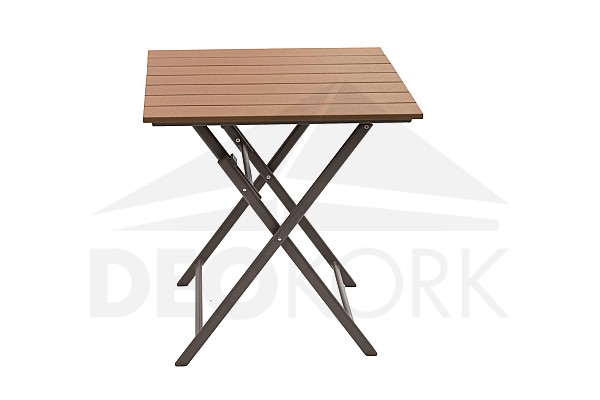 Garden folding table CALVIN (brown)