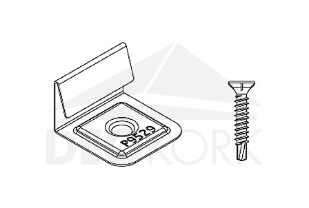 Set initial and final stainless steel clip 9481, TWINSON