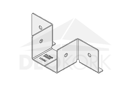 Stainless steel coupling 9468, for Al. base profile P9522, TWINSON