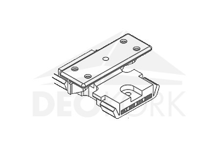 PVC clip set 9469, for aluminum base profiles, TWINSON