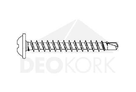 Self-tapping stainless steel screw 2753, 35 mm, TWINSON O-WALL