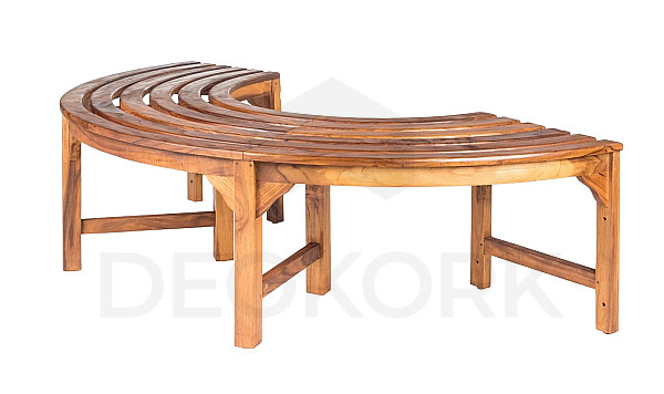 Teak circular bench AGNESS III