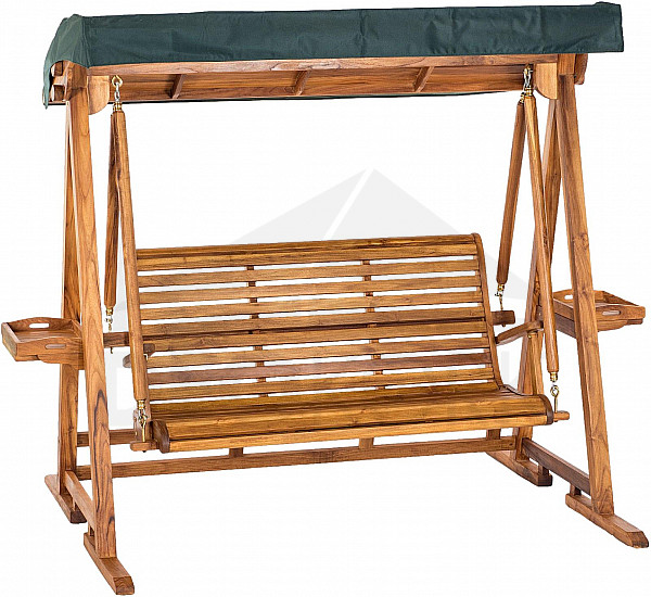 Teak garden swing AVANTI 180 cm