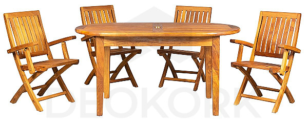 Teak set DANTE DORIS