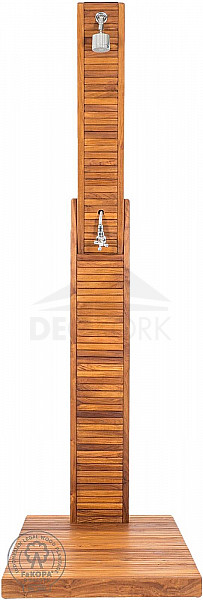 Teak garden shower DOCIA