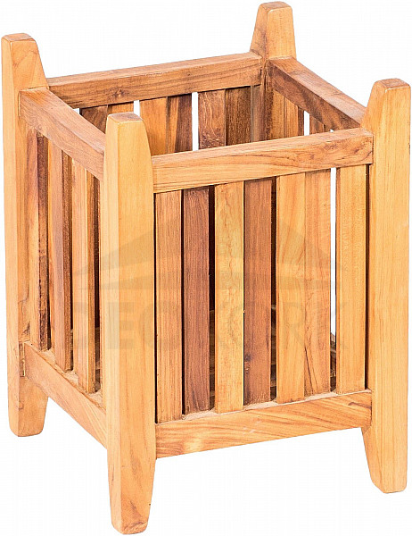 Teak garden box ECO 33x33 cm