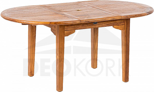 Garden teak table oval ELEGANTE (various lengths)