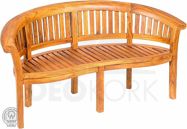 Teak garden bench FABIO 165 cm