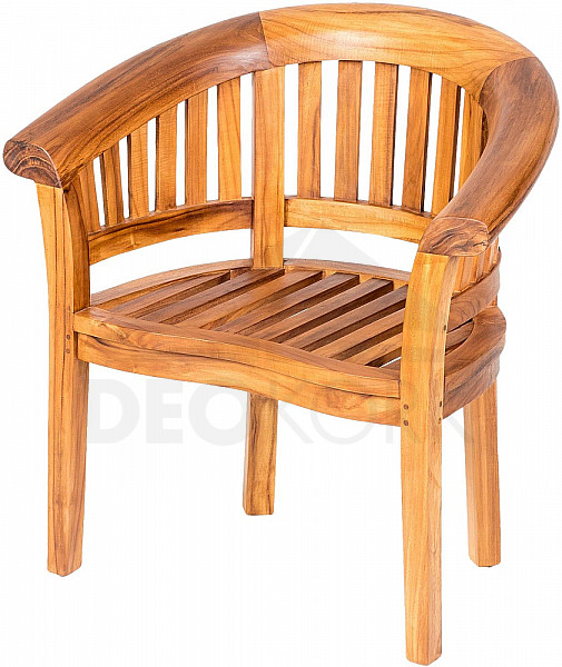 Garden teak armchair FABIO