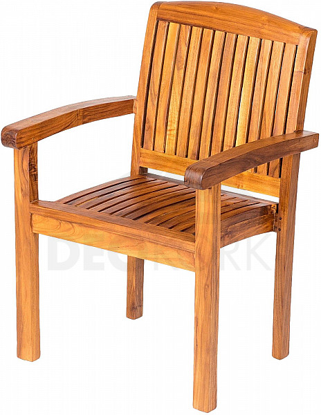 Garden teak armchair PARIS