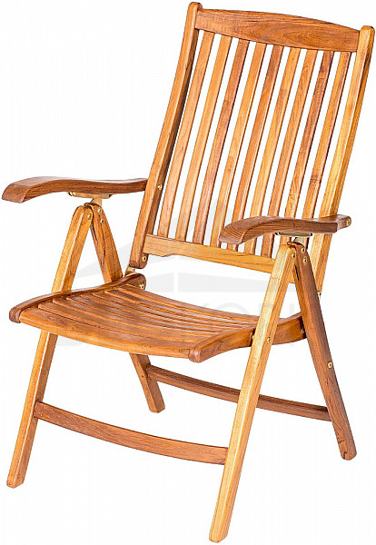 Garden teak armchair REGINA