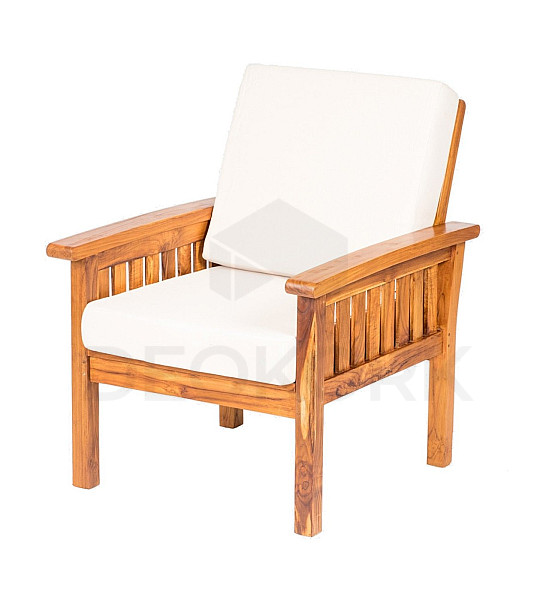 Teak armchair ROSALINE