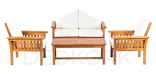 Teak set ROSALINE