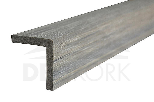 End strip WPC UNVOC COEX gray mat D002