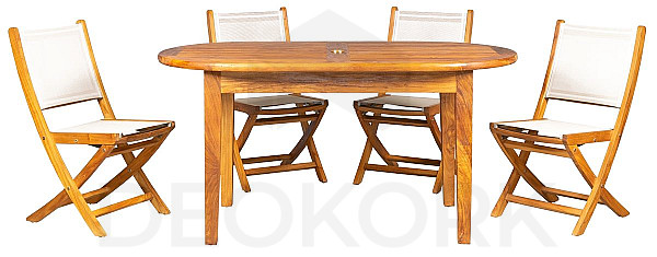 Teak set DANTE ANNA