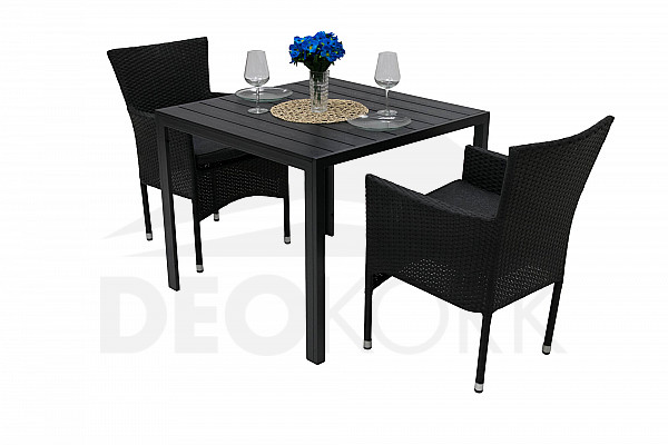 Garden rattan set PALERMO MINI 1+2