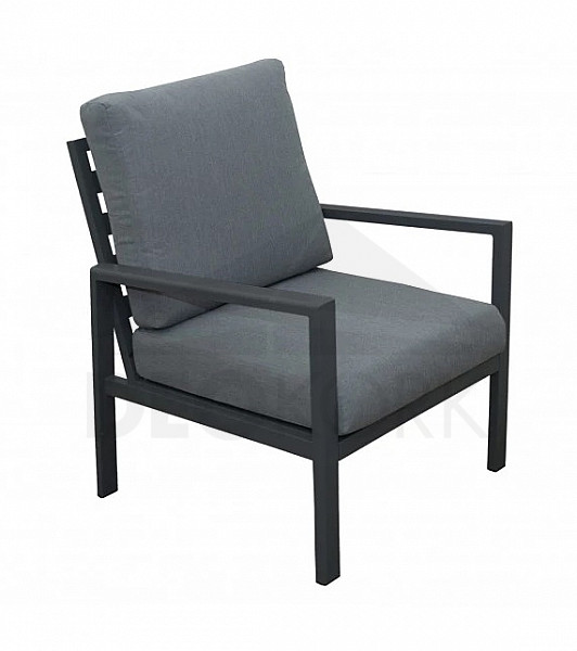 Aluminum armchair MORISS