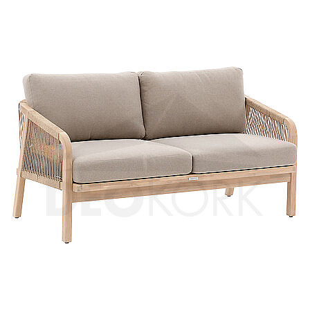 Luxury 2-seater bench made of acacia BRIGHTON