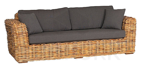 Garden rattan sofa TOSCA