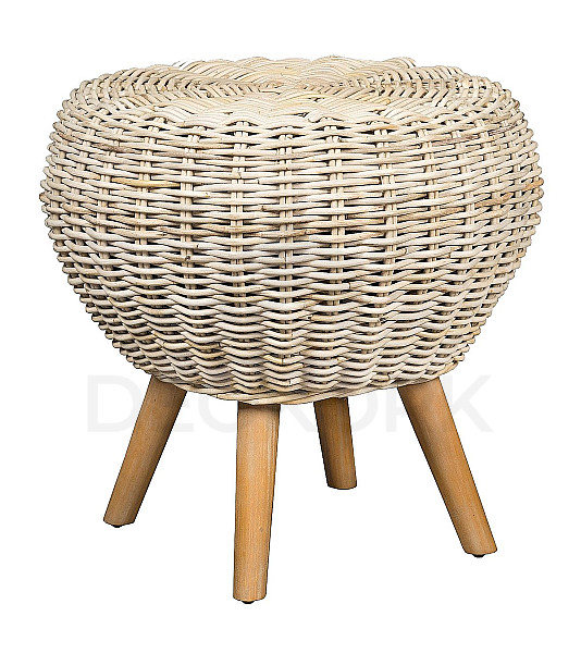 Garden rattan table PENIDA