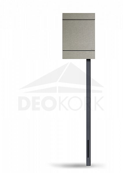 Letter box RADIUS DESIGN (LETTERMANN M POST stainless steel 762 P) stainless steel