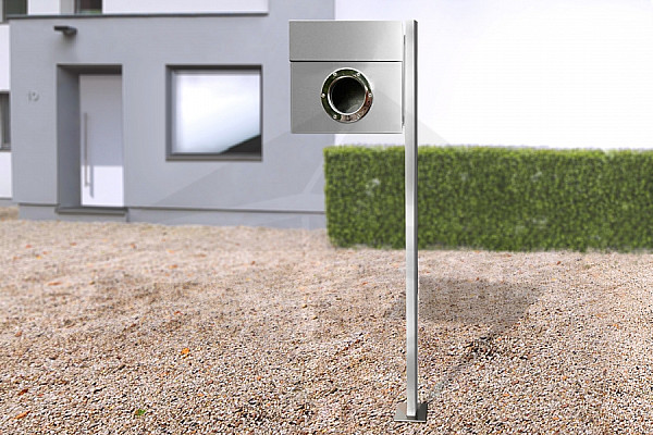 Letter box RADIUS DESIGN (LETTERMANN 1 STANDING silver 563C) silver