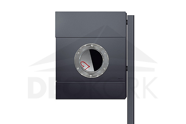 Letterbox RADIUS DESIGN (LETTERMANN 2 STANDING anthracite 564G) anthracite